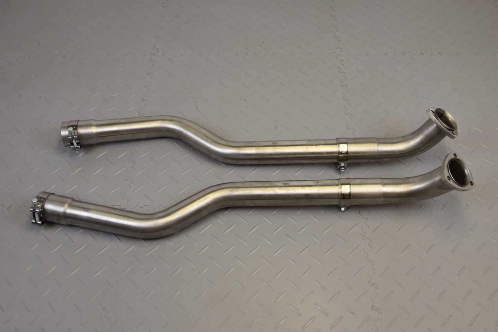 COMPLETE V12 XJS TUBULAR EXHAUST SYSTEM WITH DELETE PIPES UPTO (V